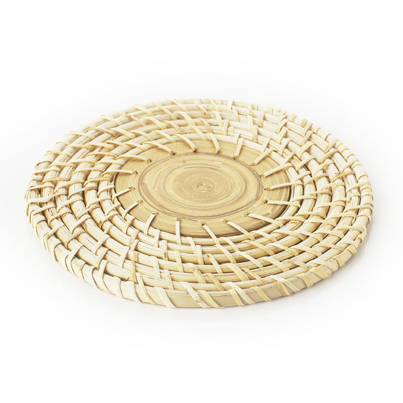Bloomsbury Market Bamboo Woven Trivet & Reviews Wayfair